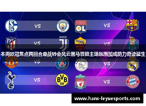 本周欧冠焦点两回合鏖战转会风云黑马晋级主场氛围加成助力奇迹诞生 本周欧冠焦点两回合鏖战转会风云黑马晋级主场氛围加成助力奇迹诞生